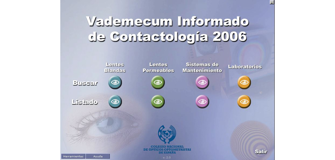 Vademecum Informado de Contactología | Colegio Nacional de Opticos Optometristas