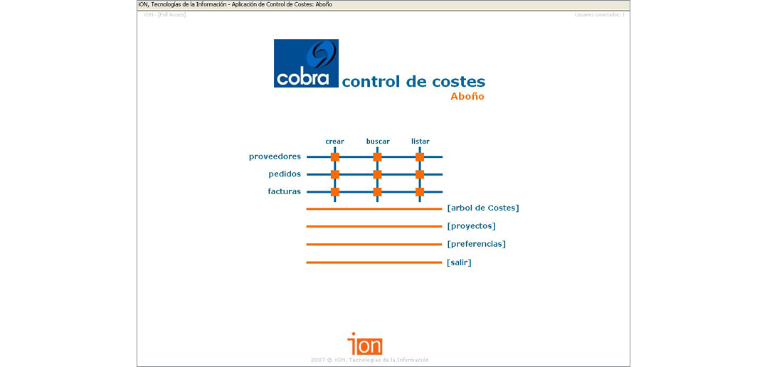 Aplicación de Control de Costes | Cobra Instalaciones y Servicios